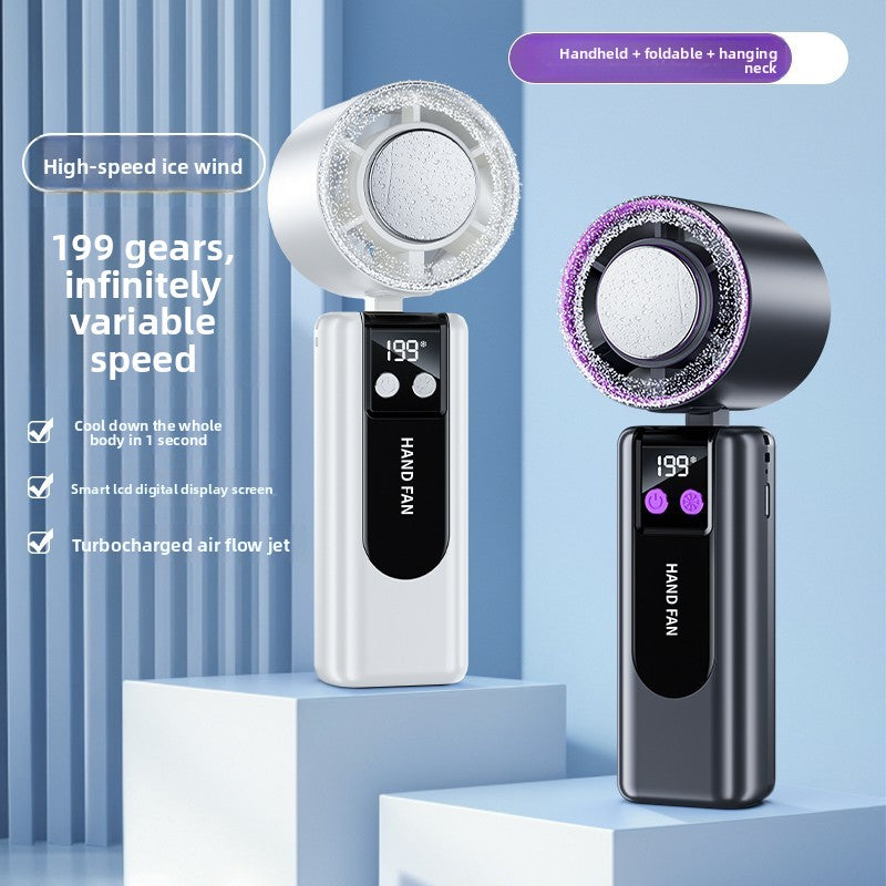 Rechargeable Foldable Handheld Cooling Fan  Portable USB Mini Fan