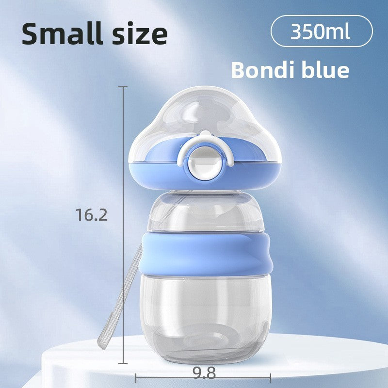 Portable Pet Water Bottle with Feeding Container (Leak-Proof & Outdoor Ready)