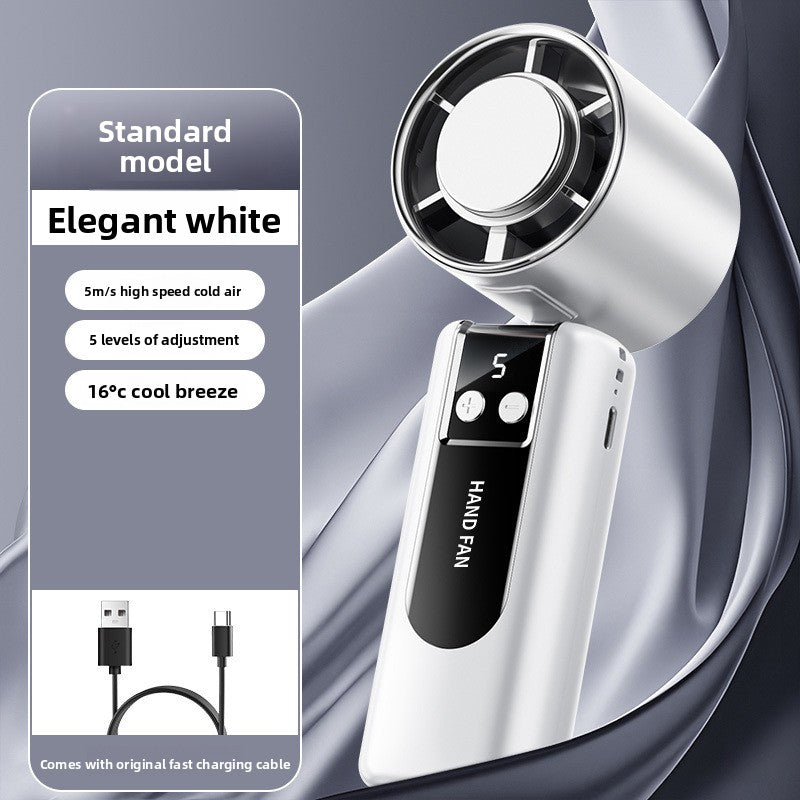 Rechargeable Foldable Handheld Cooling Fan  Portable USB Mini Fan