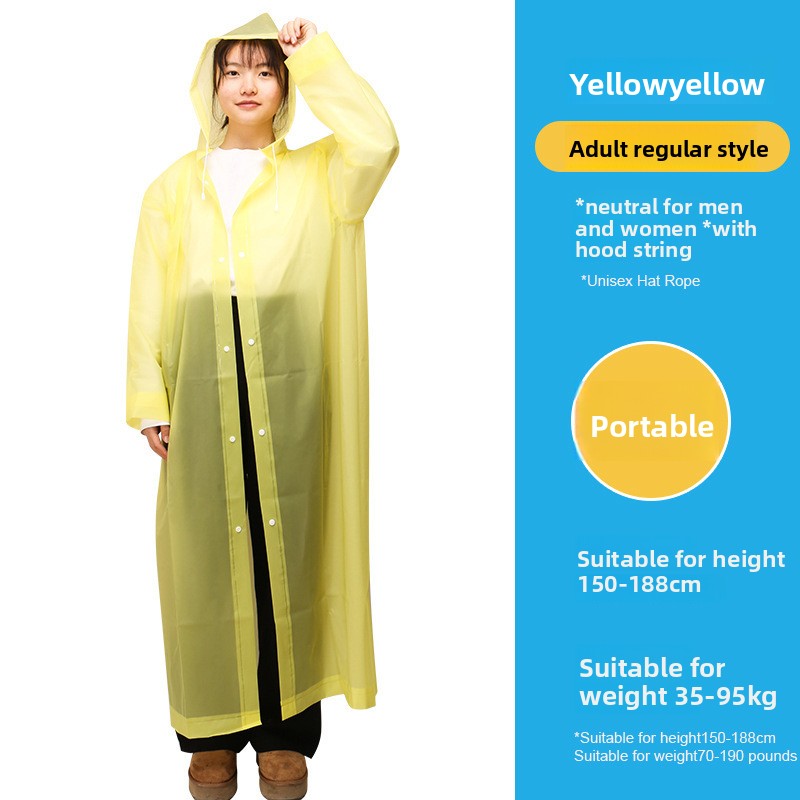 Disposable Rain Poncho for Outdoor Activities