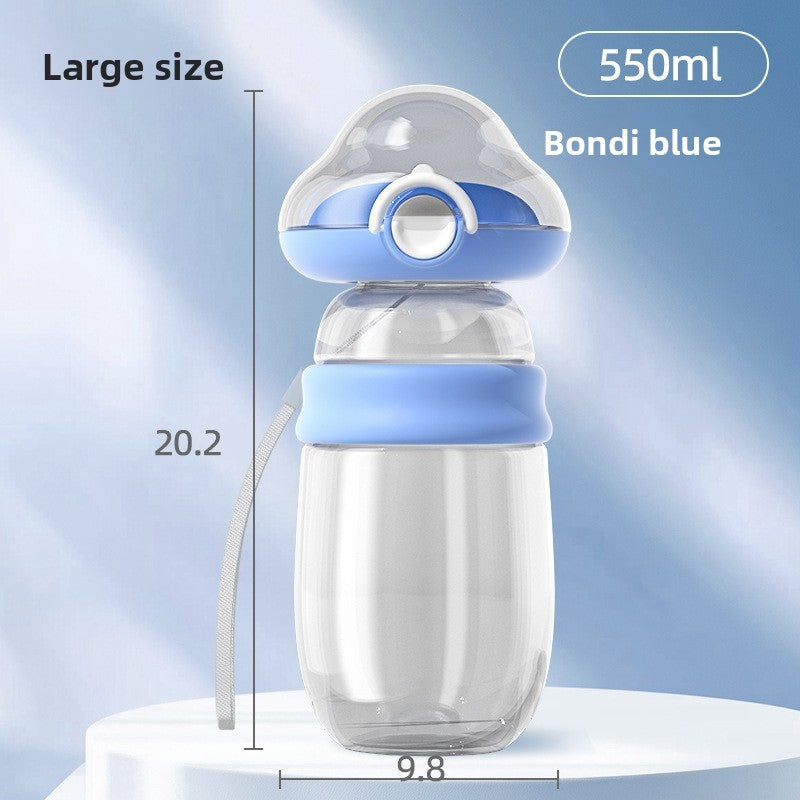 Portable Pet Water Bottle with Feeding Container (Leak-Proof & Outdoor Ready)