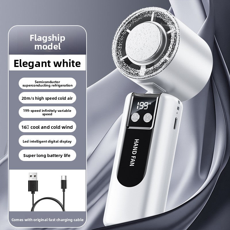 Rechargeable Foldable Handheld Cooling Fan  Portable USB Mini Fan