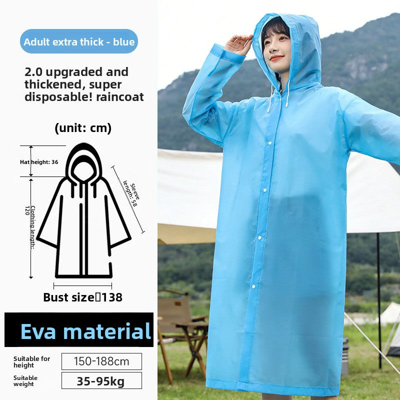 Disposable Rain Poncho for Outdoor Activities