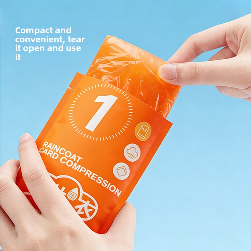 Disposable Rain Poncho for Outdoor Activities