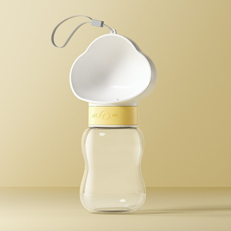 Portable Pet Water Bottle with Feeding Container (Leak-Proof & Outdoor Ready)