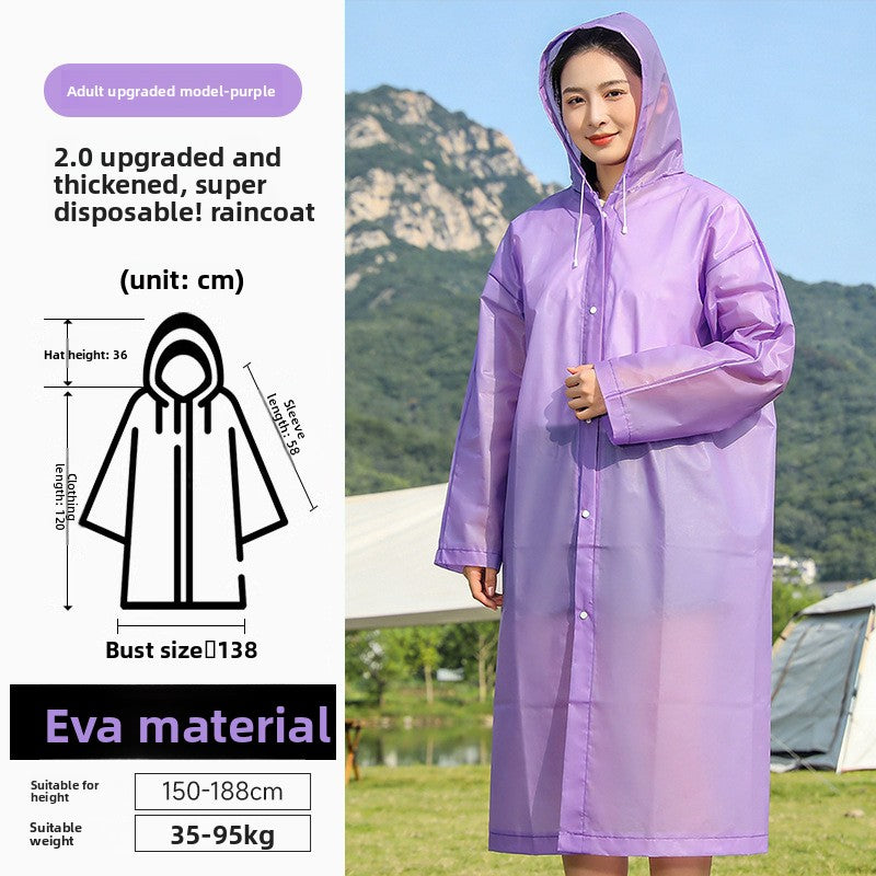 Disposable Rain Poncho for Outdoor Activities