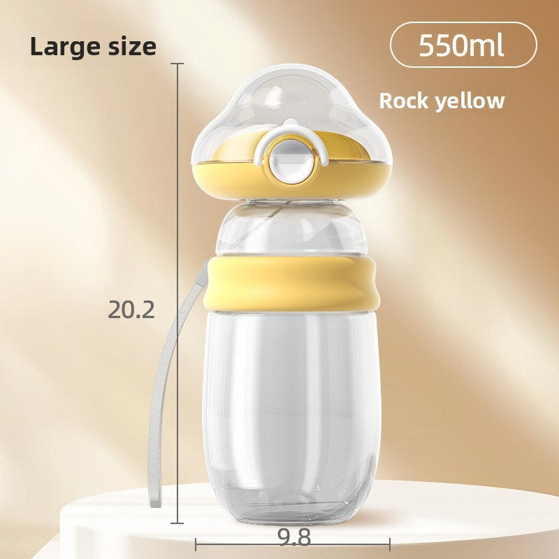 Portable Pet Water Bottle with Feeding Container (Leak-Proof & Outdoor Ready)