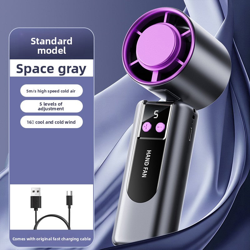 Rechargeable Foldable Handheld Cooling Fan  Portable USB Mini Fan
