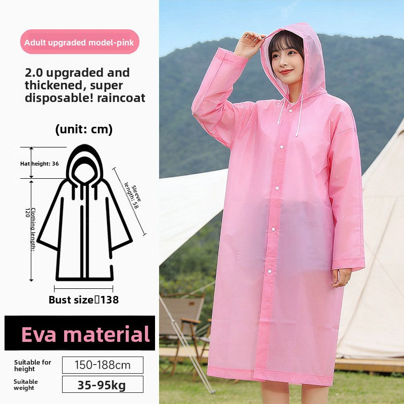 Disposable Rain Poncho for Outdoor Activities