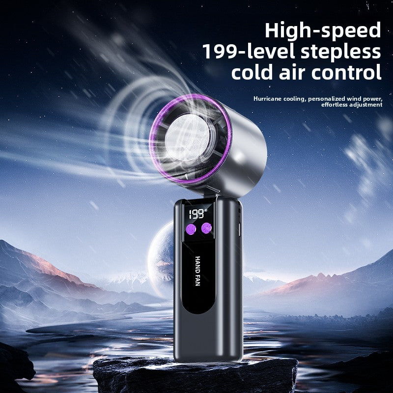 Rechargeable Foldable Handheld Cooling Fan  Portable USB Mini Fan
