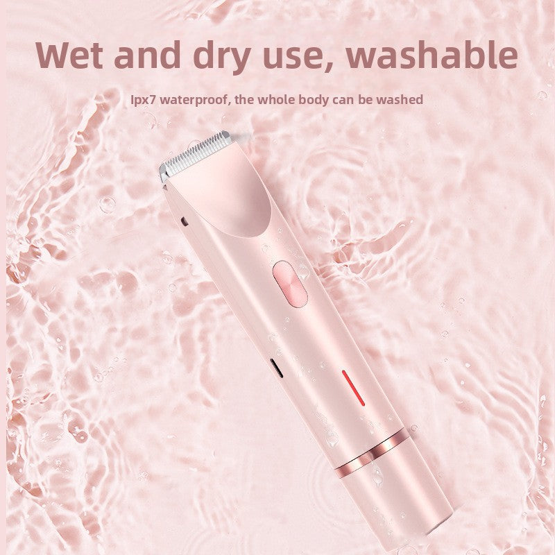 2-in-1 Double Head USB Rechargeable Hair Removal Shaver for Women