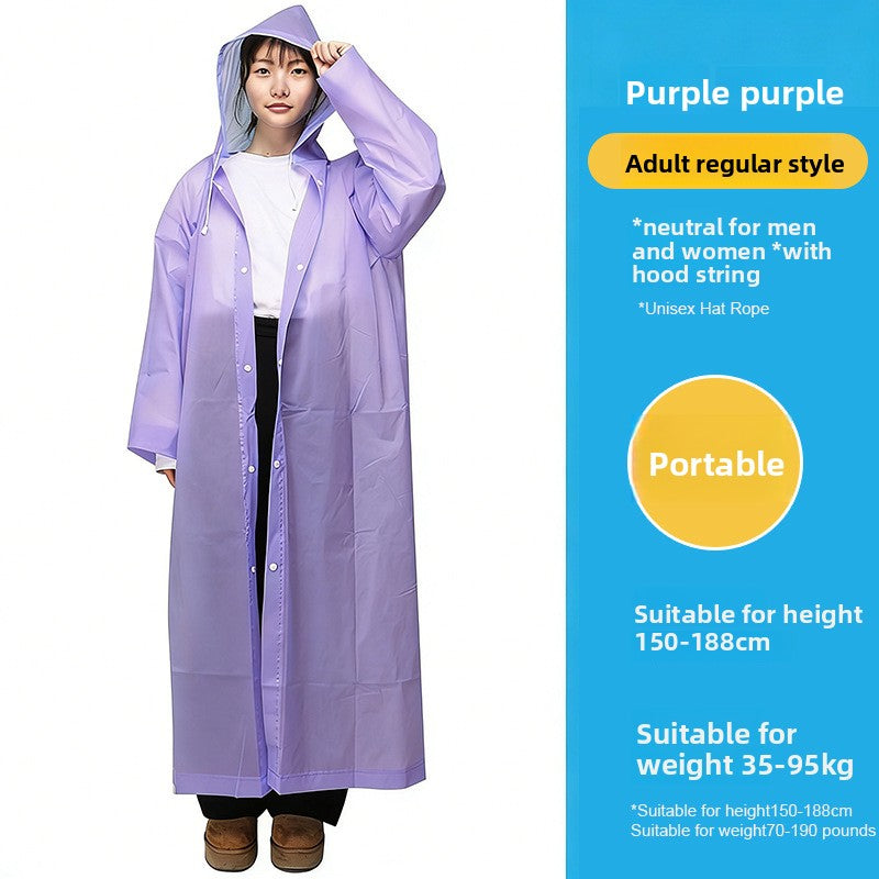 Disposable Rain Poncho for Outdoor Activities