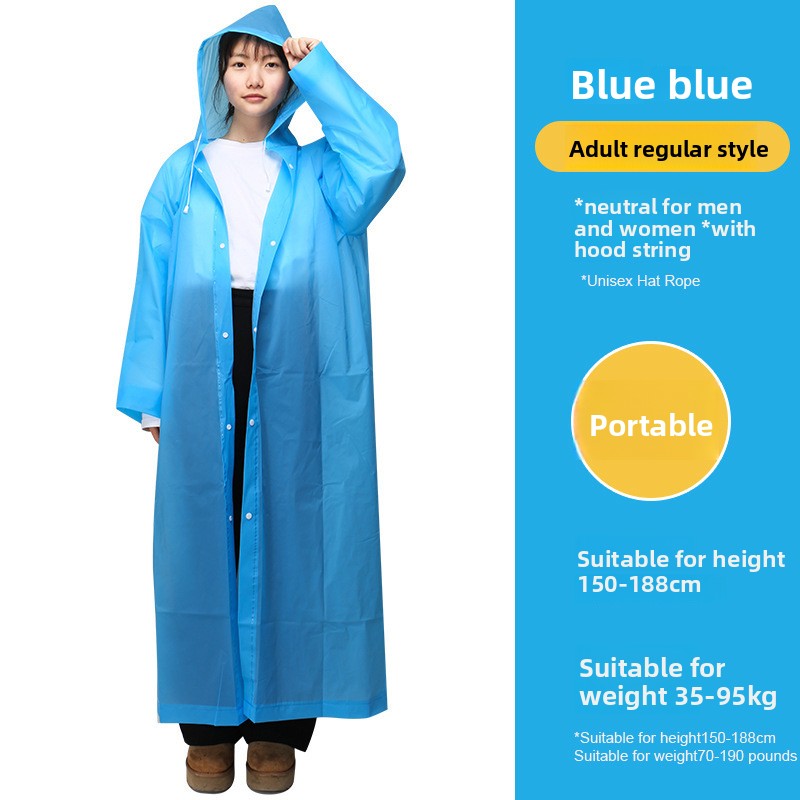 Disposable Rain Poncho for Outdoor Activities